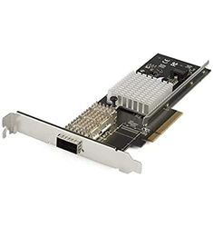 StarTech.com Scheda di rete QSFP+ per Server, PCI Express, Chipset Intel XL710, Adattatore di Rete in Fibra PCIe 40Gbps, 1x slot QSFP+