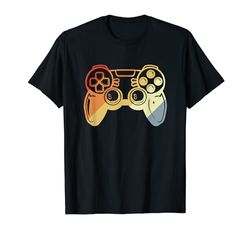 Vintage Gaming Controller Sketch Video Game Lover Camiseta
