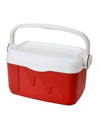 Curver Geladeira portátil com alça, ideal para campismo, praia, piquenique, capacidade de 10 l, cor vermelha