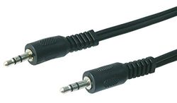 Goobay 27661 audio verbindingskabel AUX, 3, 5 mm stereo, CU, jack 3, 5 mm stekker (3-pin, stereo) > jack 3, 5 mm stekker (3-pin, stereo)