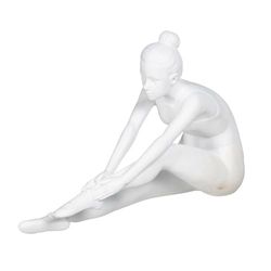 BigBuy Home Figura decorativa bianca 27,5 x 9 x 19 cm