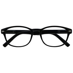 OPULIZE Jay Reading Glasses, Negro, +1,50 Dioptrías Unisex