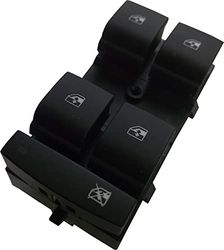 TarosTrade 12-0744-L-95720 Interutor de Levantador de vidro dianteiro para todas as janelas conector de 8 pinos