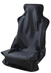 Magca Car Seat Cover Protector, Waterproof, Front Seat Cover for Universal Car Seat, Black, Pack of 1