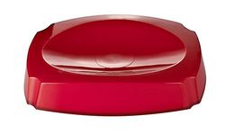 GRUND z22020306 Neon – Jabonera 14,4 x 10,4 x 3 cm Rojo Accesorios, acrílico, 14,4 x 10,4 x 3 cm