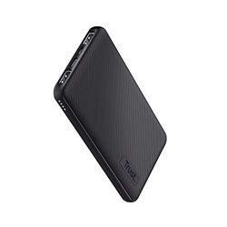 Trust Mobile Primo Power Bank Fast Charging 10,000 mAh, Slim Sustainable Portable Charger USB-C, Battery Pack Made with Recycled Materials, Phone Charger for iPhone, iPad, Samsung, Xiaomi, Tablet