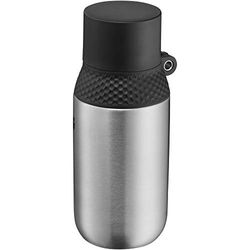 WMF Iso2Go Trinkflasche Edelstahl 350ml Thermos Chiusura ermetica, Acciaio Inox Cromargan 18/10 Opaco, plastica, Silicone (100% Senza BPA)