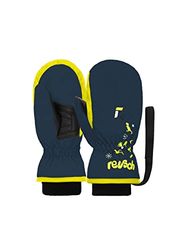 Reusch Guanti da sci per bambini, con passante per il polso, comodi e caldi e antivento, per l'uso quotidiano, per la neve