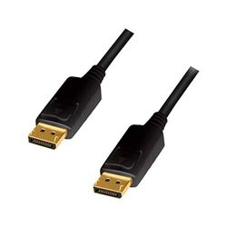 LogiLink- DisplayPort 1.2 anslutningskabel 10m svart