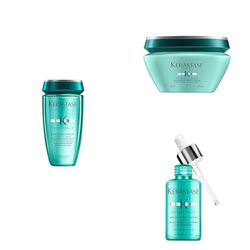 Kerastase Extentioniste + Résistance Extentioniste, Mascarilla Fortalecedora de Largos + Resistance Serum Extentioniste