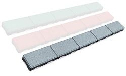RDX-Racedesign Bordi in Gomma per Prati e aiole ”Secuplay”, 100 x 10 x 3,6 cm, Grigio