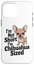 Divertente Chihuahua Dog Lover - Sarcastico Breve Persone Custodia per iPhone 16 Pro Max