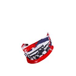 O'NEAL | Foulard écharpe tubulaire | VTT Motocross Moto | Non ourlé, matériau confortable, tissu élastique | Neckwarmer USA | Unisexe | Rouge Blanc Bleu | Taille unique