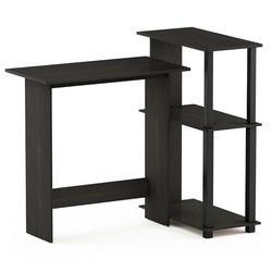 Furinno Bureaux d'Ordinateur, Bois, Expresso/Noir, Taille Unique, One Size