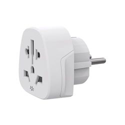 Celly, Adattatore Universale Da Viaggio, Con Presa Schuko Europea, Facile da Trasportare, Con Funzione Safety Shutter, Compatto e Leggero