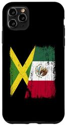 Jamaica Mexico Half Flag Jamaican Mexican Heritage Case for iPhone 11 Pro Max