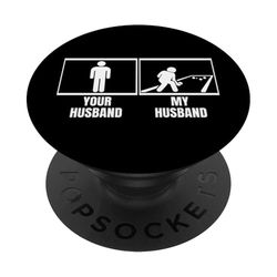 Tu esposo, mi esposo y esposa, divertida pelota de petanca PopSockets PopGrip Adhesivo