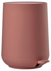 ZONE DENMARK Nova Poubelle à pédale Dia 23 x 29 cm 5 litre Peach Red