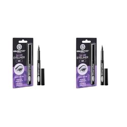 Colorsport 24 HR Eyeliner Black – Easy-To-Use Precision Nib, Smudge-Proof, Fast Drying And Waterproof Formula 1ml (Pack of 2)
