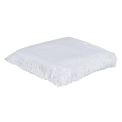 BigBuy Home Sprei wit visgraatpatroon 280 x 260 cm