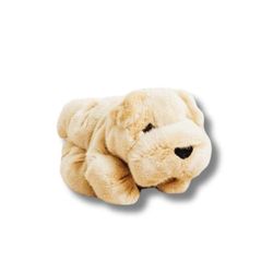 LA PELUCHERIE - Peluche Cane Hector, 20 cm Peluche Artigianale Cucito a Mano - Marchio francese