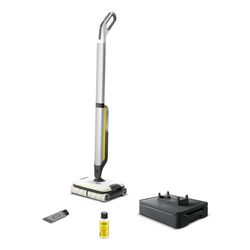 Kärcher Fregona Eléctrica FC 7 Cordless, con Cuatro Rodillos de Microfibra, Autonomía de Batería: Aprox. 45 min, Rendimiento de Superficie por Carga de la Batería: Aprox. 175 m²