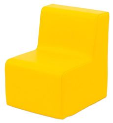 Chauffeuse toile jaune