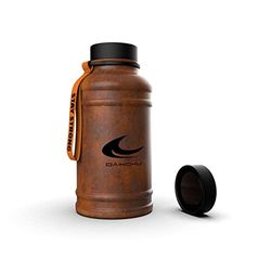 Daikoku - Bottiglia d'Acqua in Acciaio Inossidabile 1.3L | Antigoccia | Isolamento Termico a Doppia Parete | Perfetta per Palestra, Trekking e Viaggi | Arancione