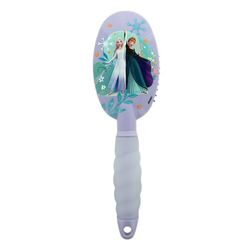 DISNEY - Spazzola per capelli ergonomica - Districante - Elsa - Frozen - Prodotto ufficiale Disney