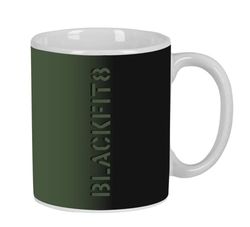 Blackfit8, Taza Grande de Cerámica Gradient, 80x95 mm Unisex niños, Multicolor, Estándar