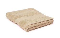 Excelsa Bagno Serviette, Coton, Crème, 100x60x1 cm