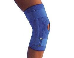 Rekordsan Genouillère Elastique Thermotex Réglable avec For/Baleines Couleur Blue Taille 2