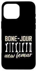 bone jour nuevo fémur Diseño para un paciente Carcasa para iPhone 16 Pro Max