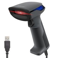Atlantis A08-LD230P-2D Lecteur de Codes-Barres 1D et 2D Optical Prof (640x480), 60 fps, Lecture Depuis Smartphone et écran, Code pharmaceutique, Connexion USB, Guide Rapide