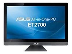 ASUS EeeTOP ET2700INKS-B044C Intel i5-2400S 2500 68,6 cm 27Z Glare 4 GB 1000 GB W7HP NVIDIA GT540M DVD RW TV Tuner DVB-T nero