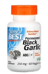 Doctor's Best Ail Noir Fermenté - 60 Gélules Végétales | Soutien pour la Santé Cardiovasculaire