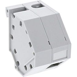 InLine 76203C Keystone SNAP-In LWL Keystone modulehouder, 1-voudig voor DIN-rail
