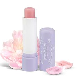 Jean & Len Balsamo labbra, azione intensa, per labbra morbide e lisce, previene la disidratazione, con cera alla rosa e olio biologico di argan, senza oli minerali, vegano, 4.7 g