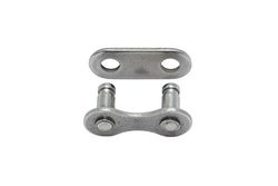 KMC Link Cl-550 11-vaks set = 2 helften 1/2 x 11/128, zilver, eenheidsmaat