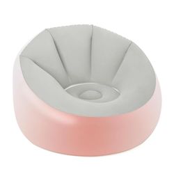 Bestway 75086 | Pouf Gonfiabile Rotondo Con Luce LED Integrata, Bianca, 102X97X71 cm, Multicolor