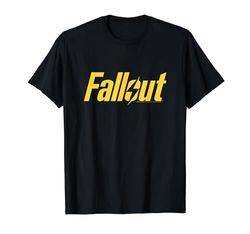 Fallout TV Series Logotipo de Rayo Amarillo Camiseta