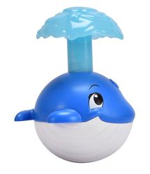 Simba- ABC Ballena móvil con Fuente de Agua Extensible para Diferentes velocidades, Impermeable, también para bañera, 11 cm, a Partir de 6 Meses, Color Azul (104010049)