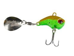 Nasty Bait - Lurchi - Mud/Chartreuse - 5,5 cm/2,77" 9g zinkende Jig Spinner
