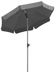 Schneider - Parasol Locarno anthracite d'env. 150 cm de diamètre.