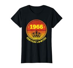 Compleanno Regalo Retro Vintage 1966 Vintage Vintage 1966 Umorismo Maglietta