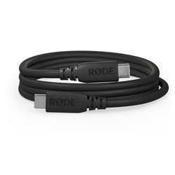 RØDE Cable SC27 USB-C a USB-C SuperSpeed para transferencia de datos rápida de hasta 5 Gbps y suministro de energía de 60W (2m, negro)