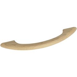 ALLES IM GRIFF Tirador para muebles LA 128 mm – Mango de madera ancho 172 mm – Tirador para muebles de madera roble crudo