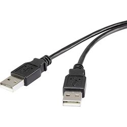 Renkforce RF-4463028 - Cavo USB 2.0, spina USB-A, 1,00 m, colore: Nero