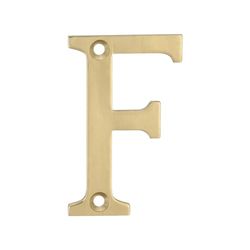 Amig Letter F 2 Brass Display