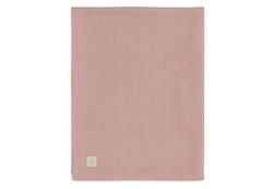 Jollein Couverture pour bébé Cosy Knit, Rose Sauvage, Velours, 100 x 150 cm, 60% Coton, 40% Acrylique, intérieur 100% Polyester, pour lit d'enfant, tog 2.0, certifié Oeko-Tex, Motif de Tricot